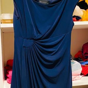 Beuatiful navy blue sexy sheath bodycon dress- size Small